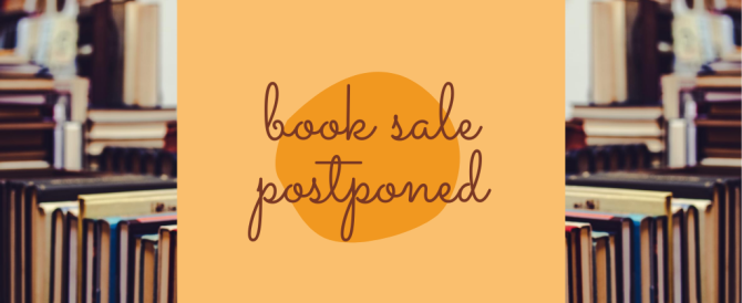 Fall Book Sale Postponed